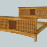 King size bed - A&C / Mission style