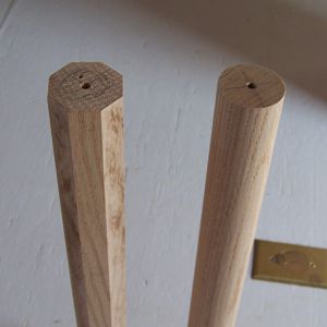 Jig for making large dowels, fluted columns, even tapered legs