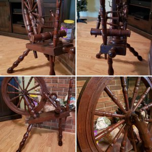 Family spinning wheel