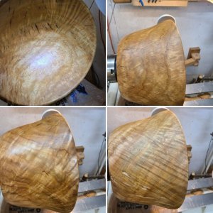 Camphor Turned Bowl
