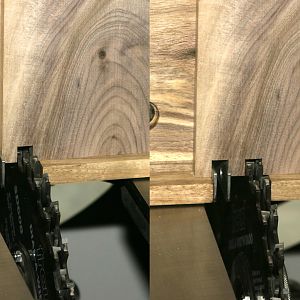 Box joint jig - setup pics