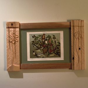 New pics of carved maple frame 1