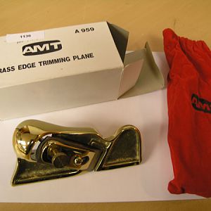 AMT brass edge-trimming plane