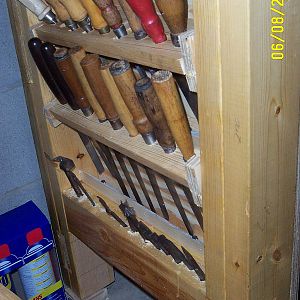 Chisel rack
