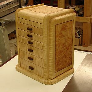 Finished Maple jewelry box