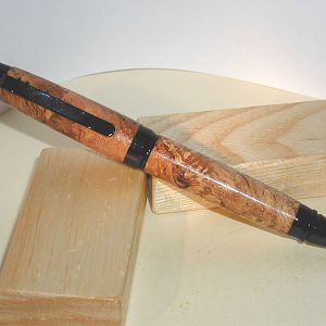 15 - Oak Burl cigar pen