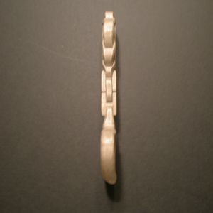 Welsh love spoon - side view - curly maple