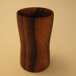 Toothpick holder Zebrawood