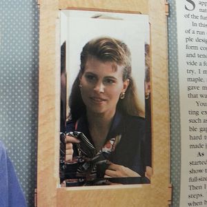 Curly maple mirror frame