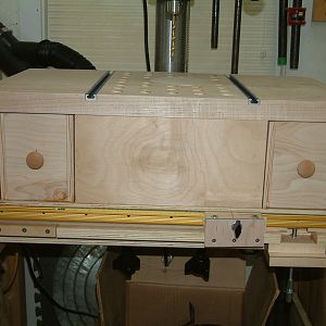 Drill press table