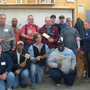 Wounded Warriors class w/ Roy Underhill