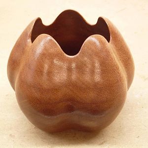 5-lobed scrolled bowl