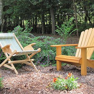 Cypress Adirondack and sling chair