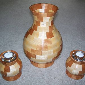 Vase and Candle Holders