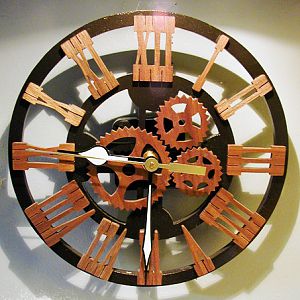 false gear clock