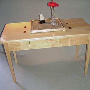 Hard Maple Lacewood butterflys low table