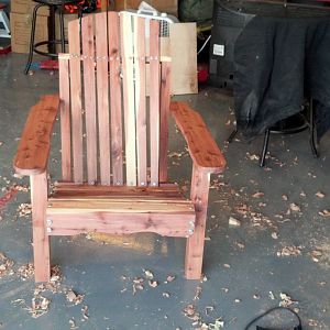 Eastern Red Cedar Adirondack Chair