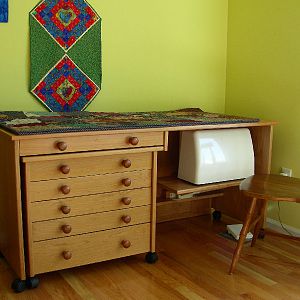 Quilting cabinet
