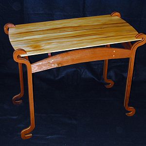 Sapele & QS Sycamore Table