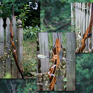 Walnut and Wenge Recurve Bow