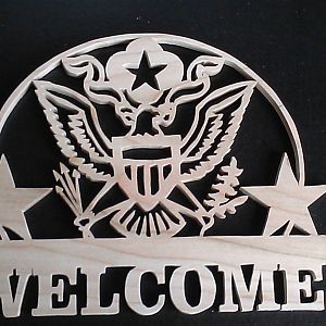Eagle Welcome sign