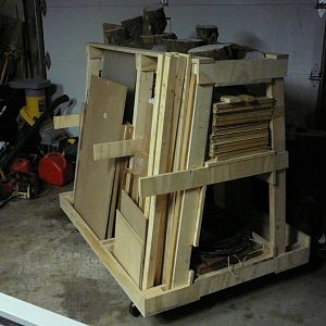 rolling rack end