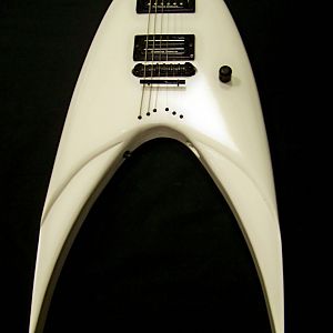white v guitar