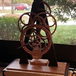 Touchwoods Gear Clock @ Triangle Lunch Bunch
