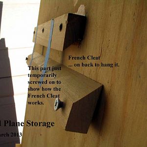 Plane Storage on slanting board