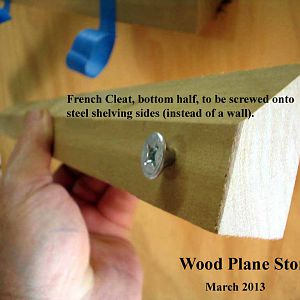 Plane Storage on slanting board