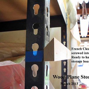 Plane Storage on slanting board