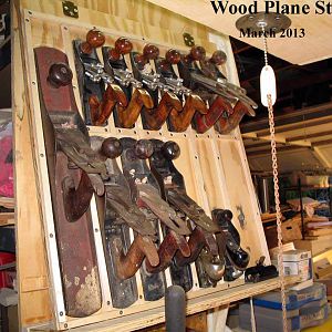 Plane Storage on slanting board