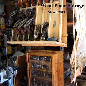 Plane Storage on slanting board