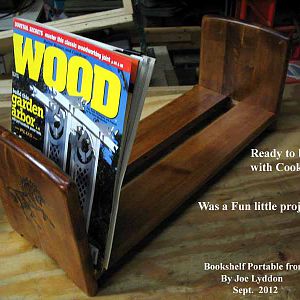 Book Shelf - Portable Bookshelf - for Tabletop