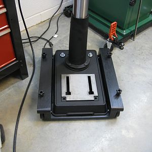 Mobile Drill Press Base Painted Top view
