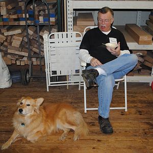 Our host and his faithful sidekick!