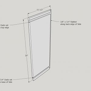 Wall Cabinet Side Panel
