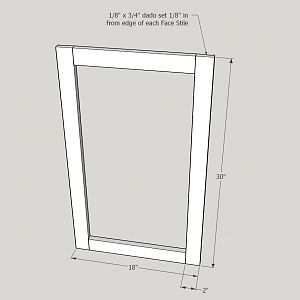 Wall Cabinet Face Frame