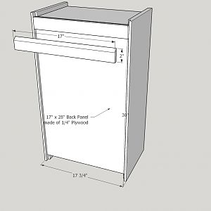 Wall Cabinet With French Cleats