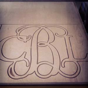 CNC Cut Monogram