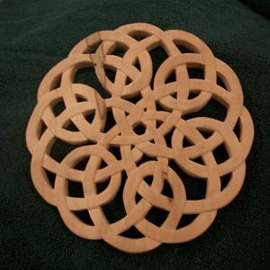Celtic knot trivet
