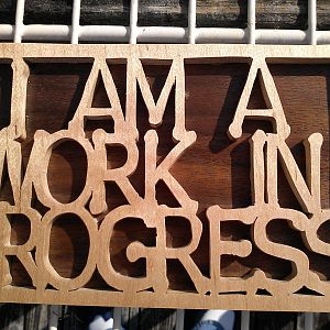 I'm a work in progress