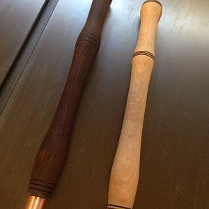 Lathe handles