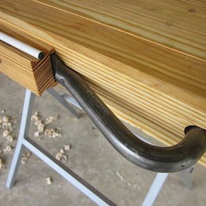 Portable woodworking bench