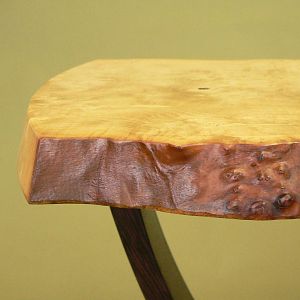 Olive Ash Burl Coffee Table