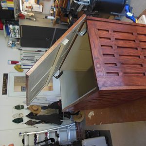 Oak Chest from Furniture Doors