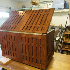 Oak Chest from Furniture Doors