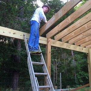 hay barn build