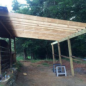 hay barn build