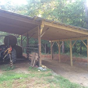 hay barn build
